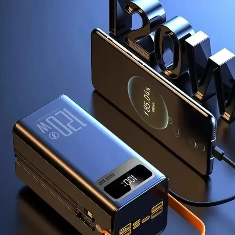 120W 고속 충전 보조 배터리, 500000mAh 대 - Outdoor Power Adapter Usb C 리뷰 및 가격