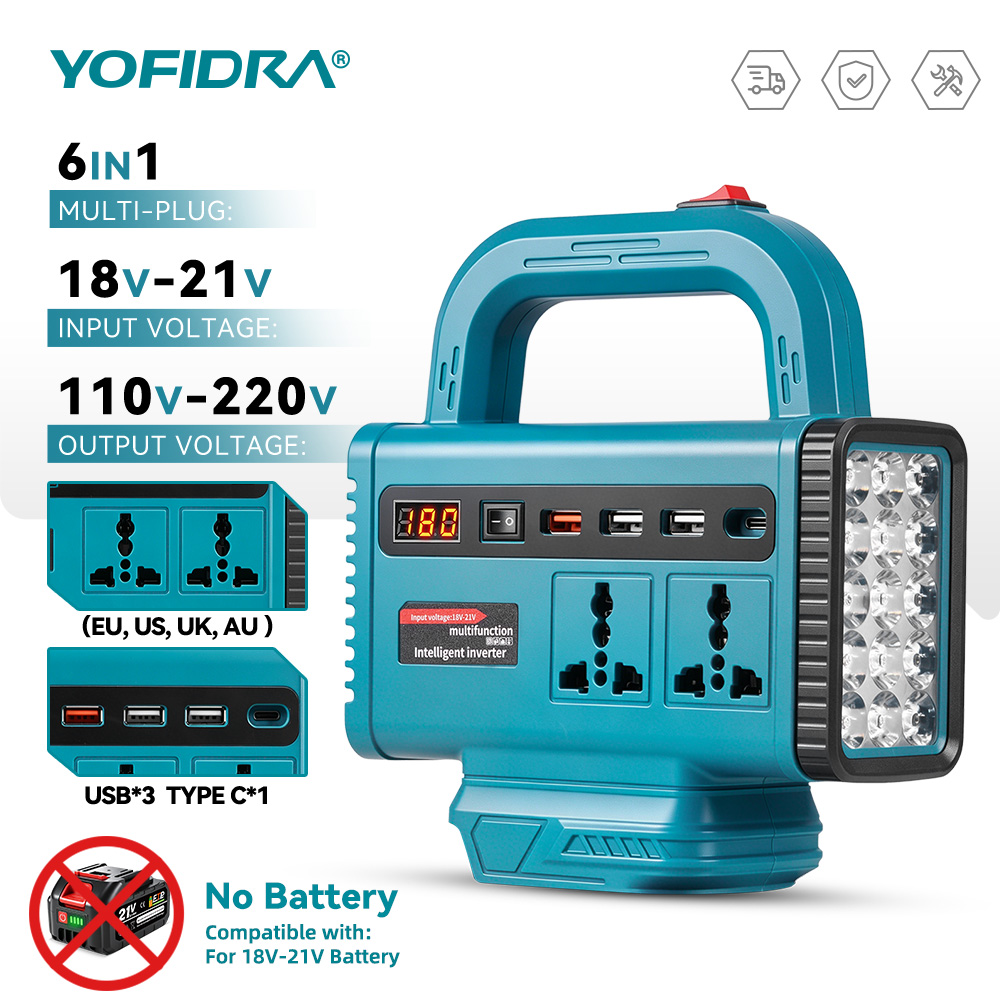 요피드라 220V 휴대용 파워 인버터 야외 비상 전원  - Outdoor Power Adapter Usb C 리뷰 및 가격