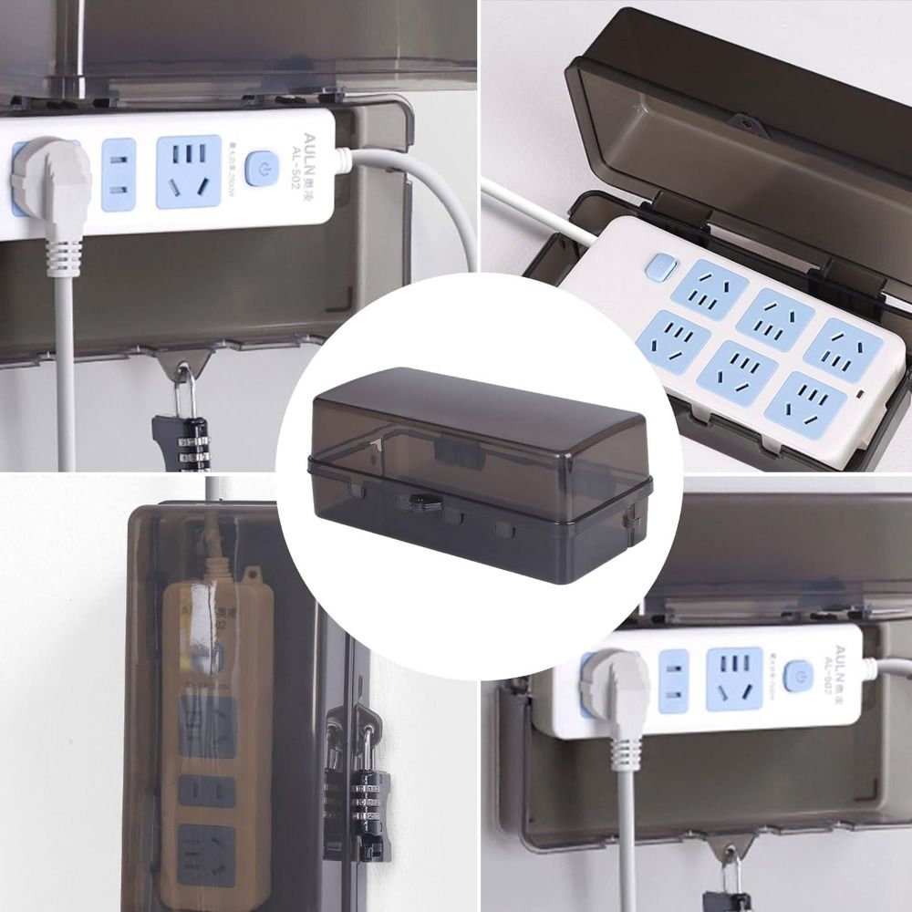 휴대용 플라스틱 플러그 박스 도난 방지 방수 케이블 관 - Outdoor Power Strip Weatherproof 리뷰 및 가격